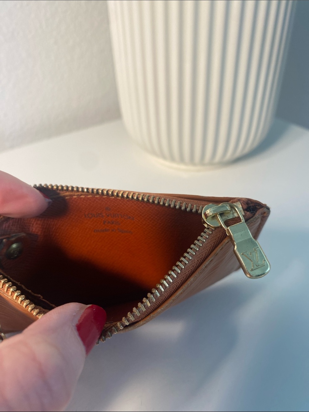 Vintage Louis Vuitton Key Clés Epi Leather In Kenyan Fawn - Picture 5 of 12